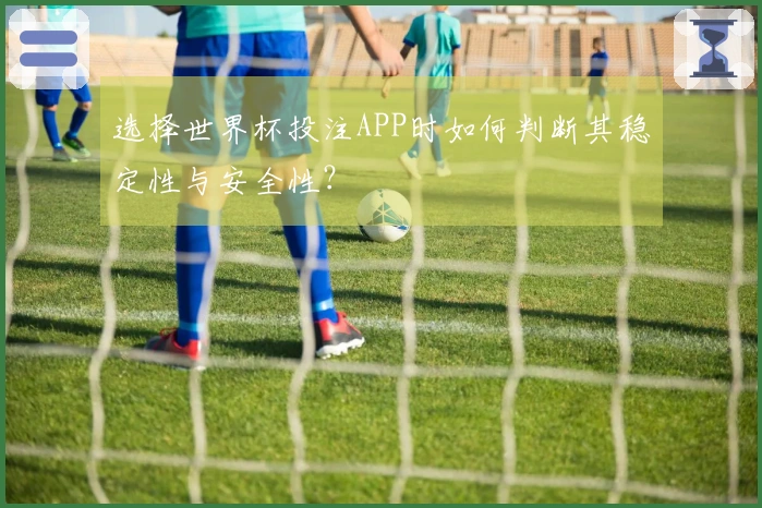 选择世界杯投注APP时如何判断其稳定性与安全性？